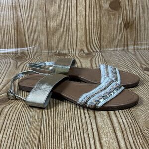 Mixit Friendship Dual Band Wedge Sandals Women’s Size‎ 7